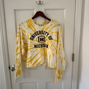 University of Michigan Tie-Dye Sweatshirt (M)